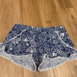 Lilly Pulitzer for Target Navy White Shorts Medium